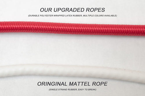 Premium Upgrade Replacement Ropes for Kids Toy Wrestling Ring (Mattel 12” x 12”) 1 set of 3 Ropes