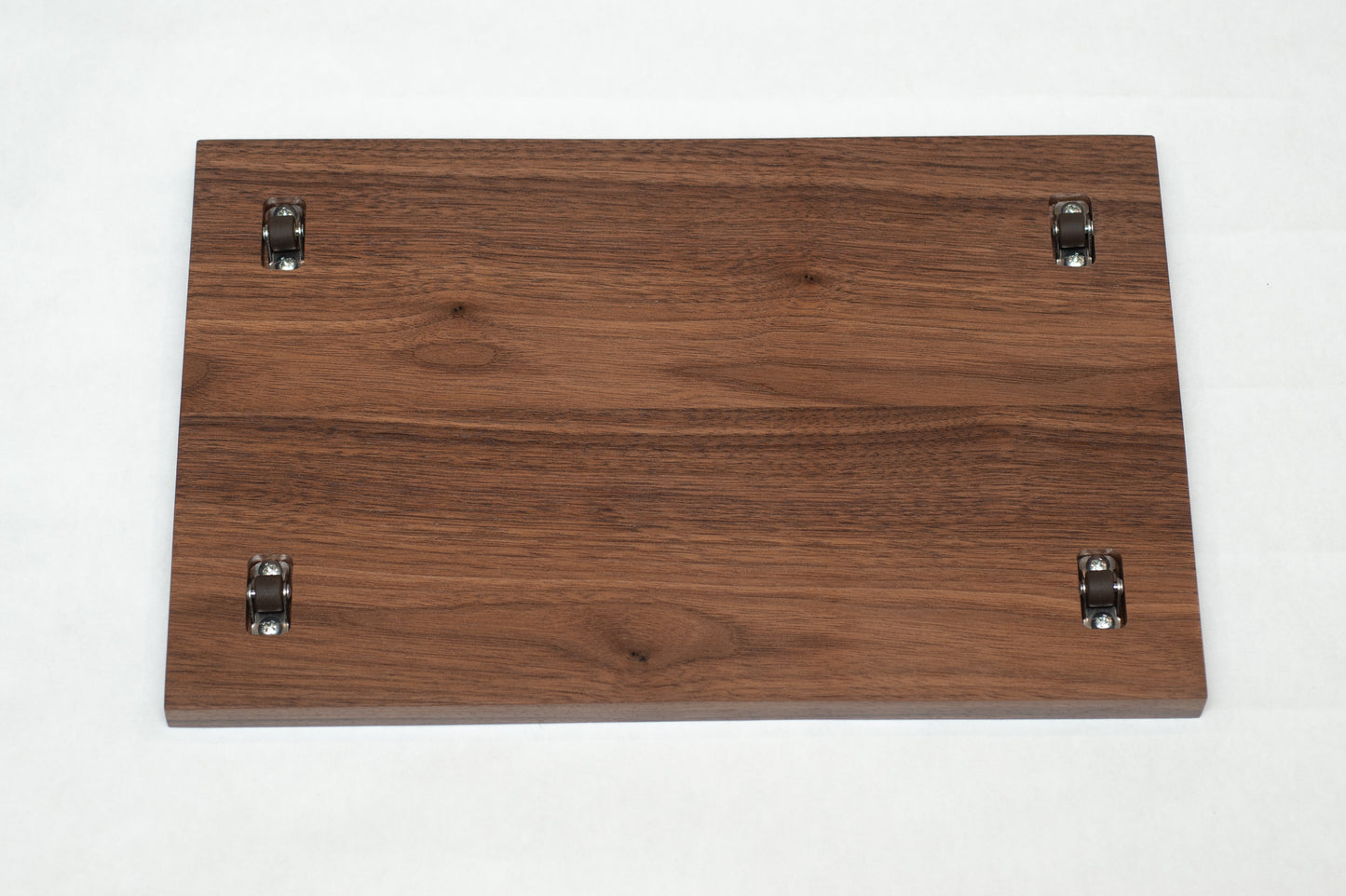 Solid Wood Rolling Coffee Maker Stand – Fits Moccamaster Brewers and others