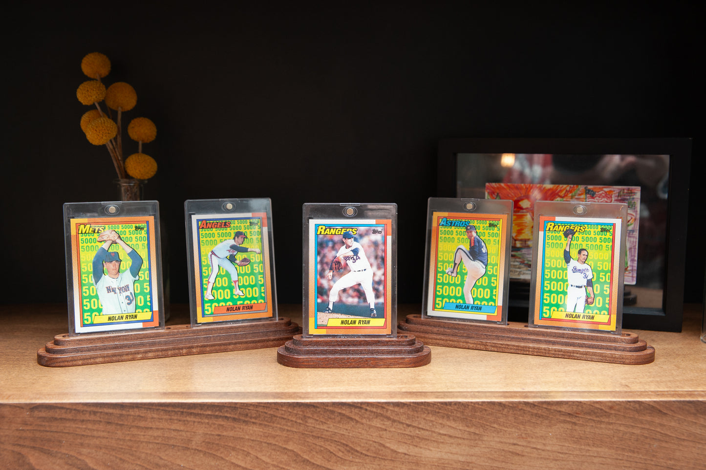 CGC Graded Card Display Stand - Solid Wood - Also works with 35pt One Touch Cases