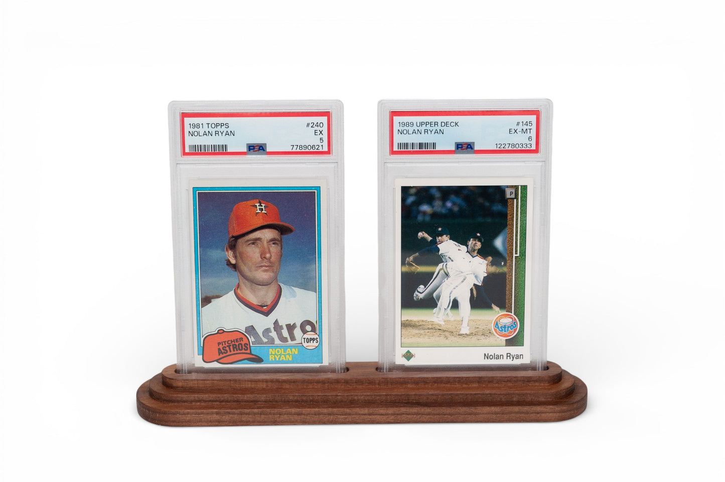 CGC Graded Card Display Stand - Solid Wood - Also works with 35pt One Touch Cases