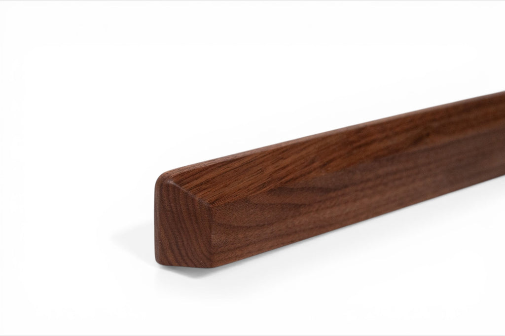 Solid Wood Trading Card Display Shelf – Walnut, Maple, Cherry Hardwood Wall Mount